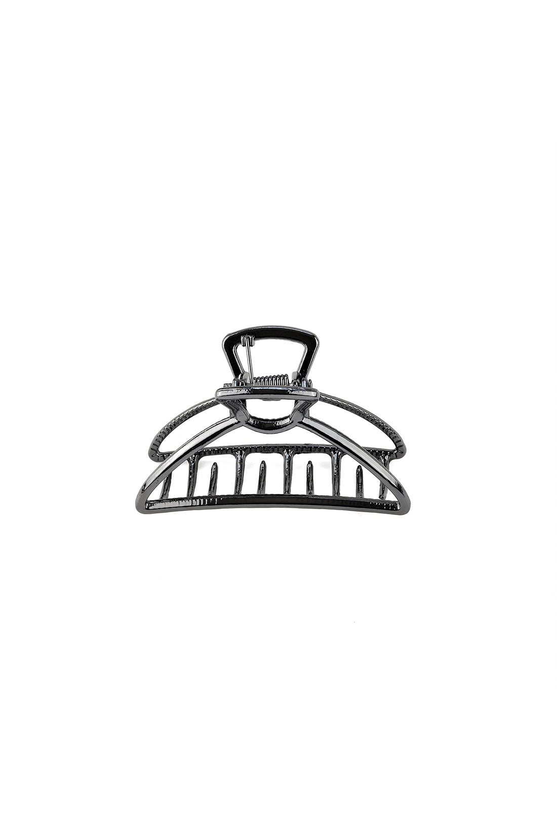 Small Mighty Moon Hair Claw Clip Set - Silver