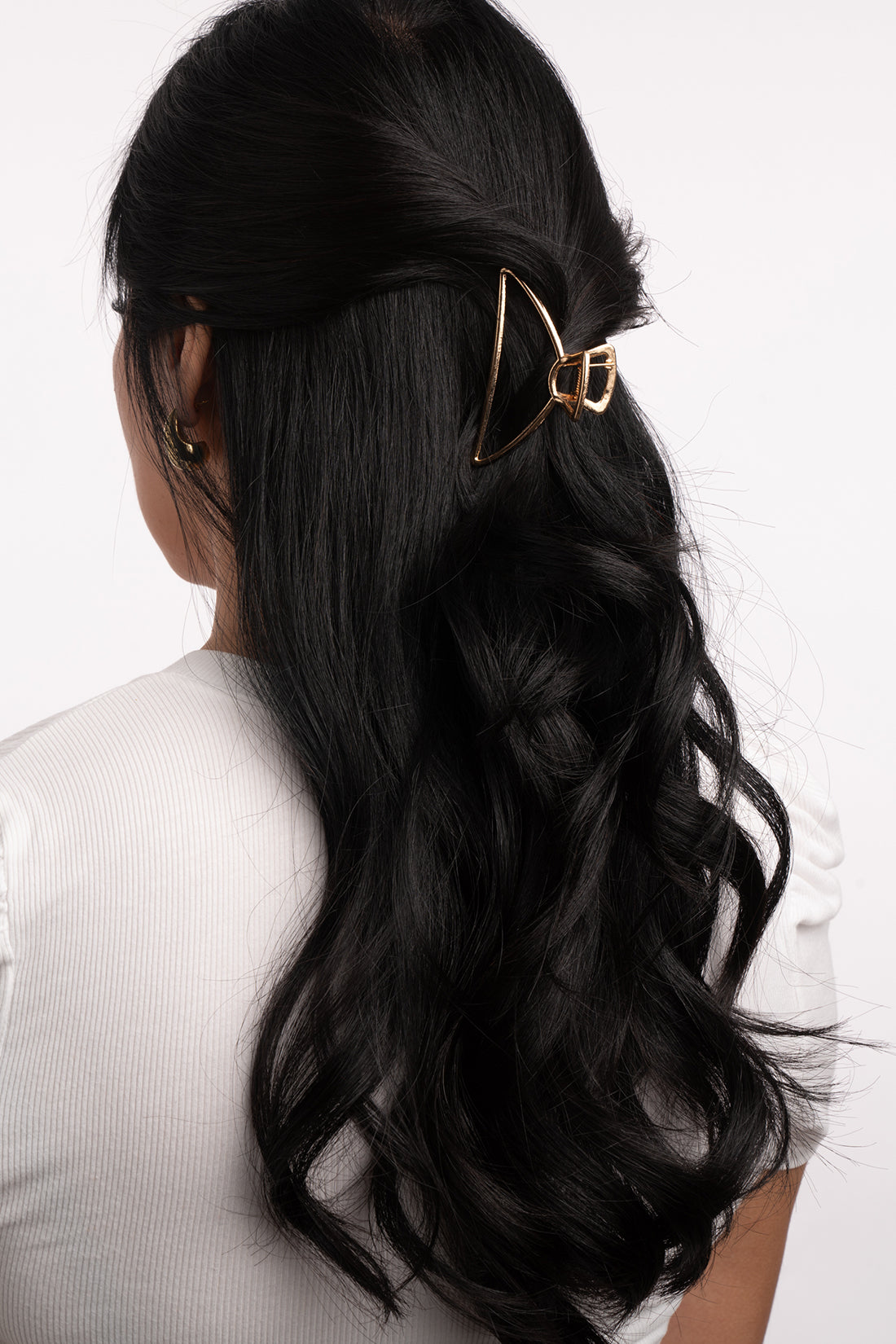 MIGHTY MOON METAL HAIR CLAW CLIP IN GOLD