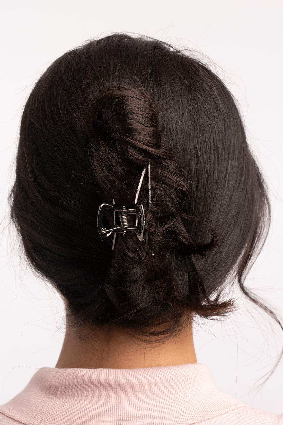MIGHTY MOON METAL HAIR CLAW CLIP IN BLACK