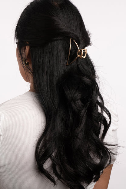 MIGHTY MOON METAL HAIR CLAW CLIP IN GOLD