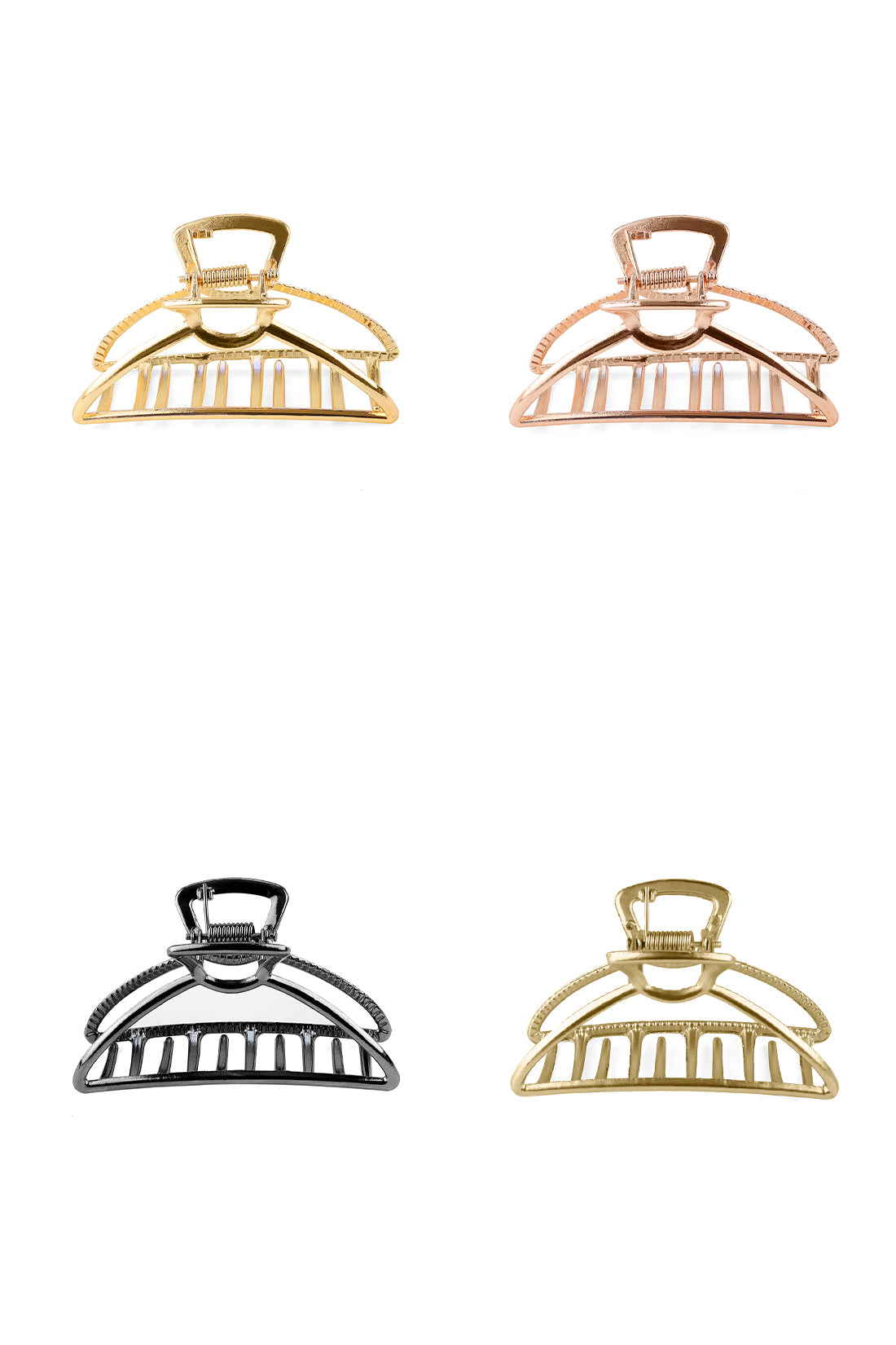 MIGHTY MOON METAL HAIR CLAW CLIP IN GOLD
