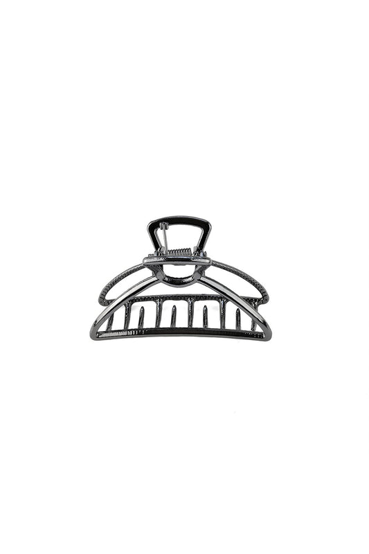 Medium Metal Hair Claw Clip Black