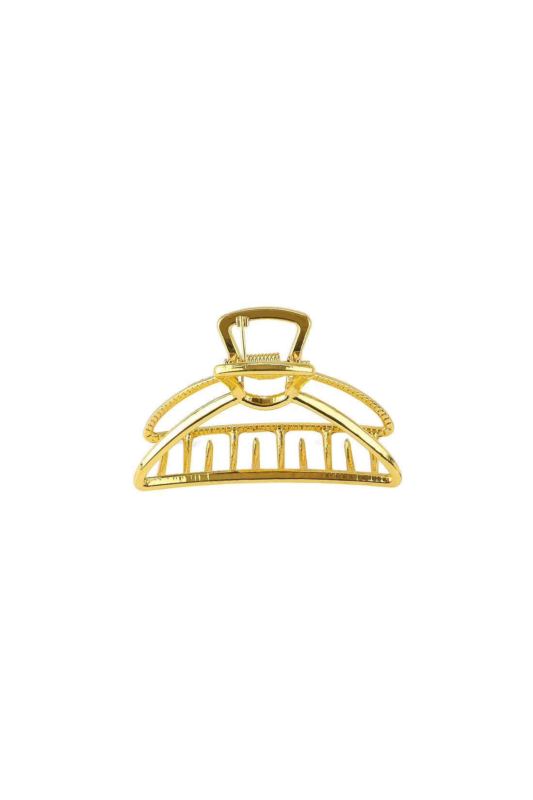 Medium Metal Hair Claw Clip Gold