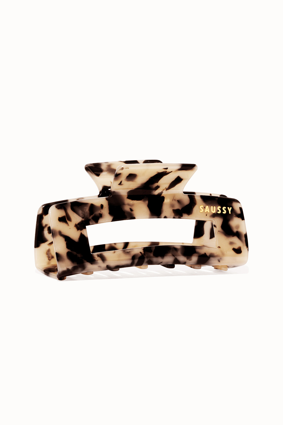 LARGE HAIR CLAW CLIP IN TORTOISE